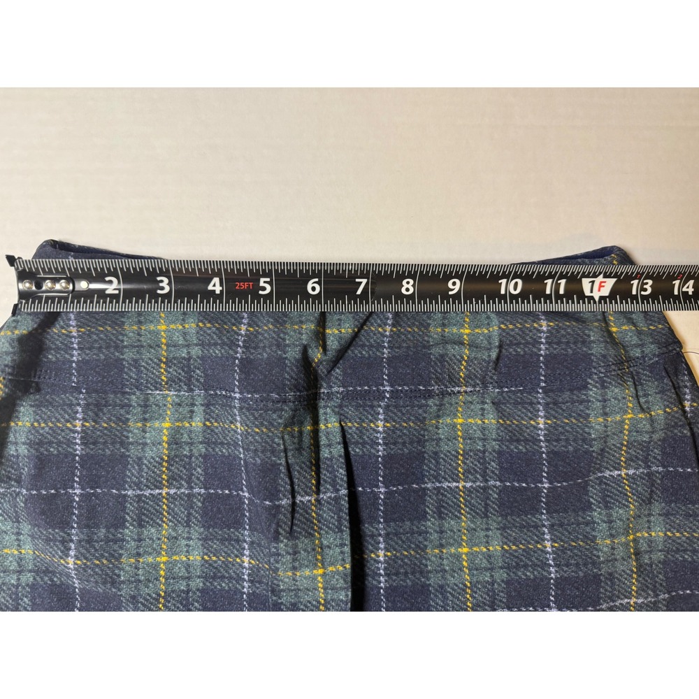 Foray Golf x Nature Valley Navy Green Plaid Skort Skirt Limited Edition Small - Picture 8 of 10